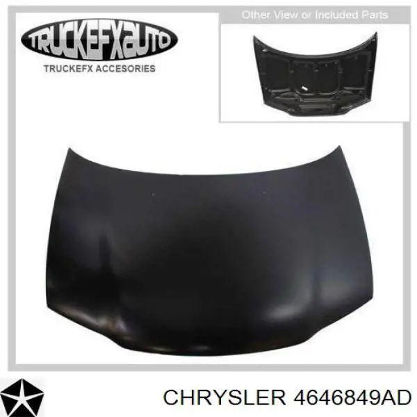 Капот Chrysler 4646849AD ціна, від 721.45 USD