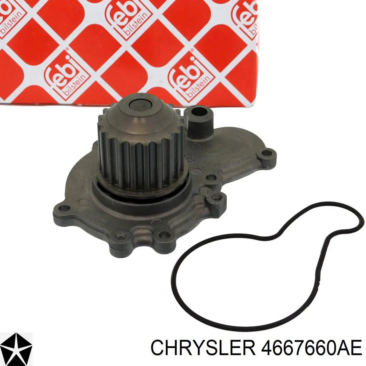 Помпа охолодження Chrysler 4667660AE ціна, від 31.43 USD