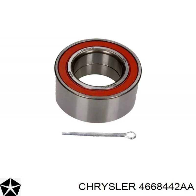 Комплект підшипник маточини передньої Chrysler 4668442AA ціна, від 18.66 USD