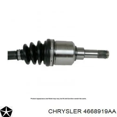 Привід передній лівий Chrysler 04668421AB ціна, від 33.75 USD