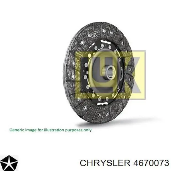 Зчеплення Chrysler 4670073 ціна, від 196.06 USD