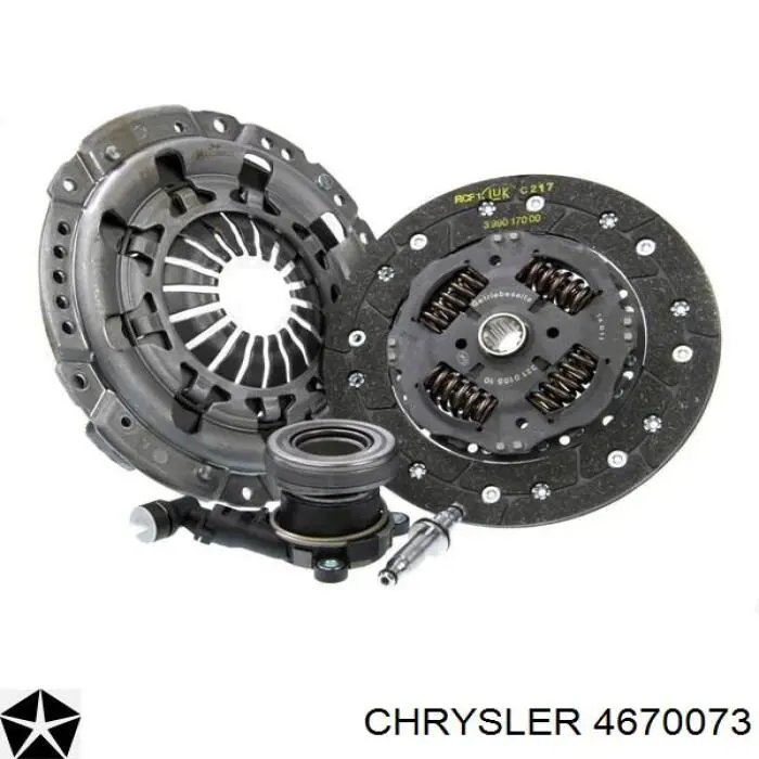 04670073 Chrysler диск зчеплення