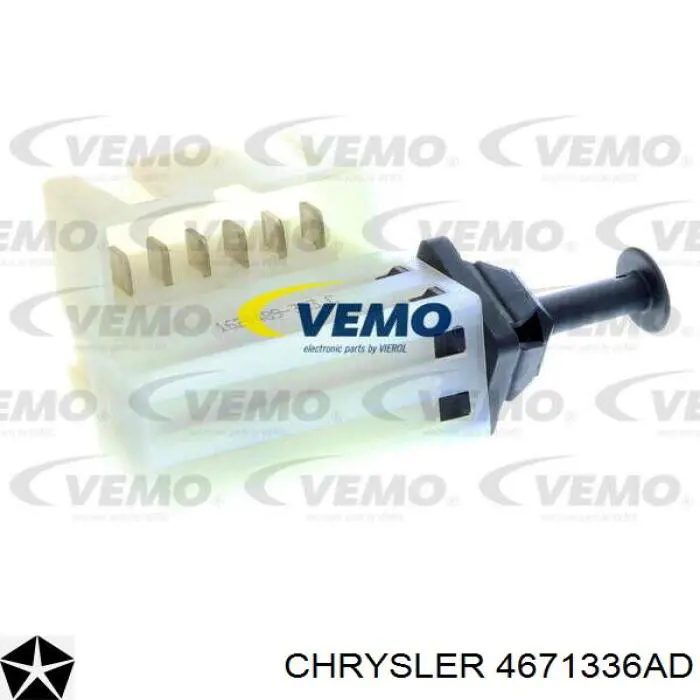 Кнопка стоп-сигналу Chrysler 4671336AD ціна, від 54.62 USD