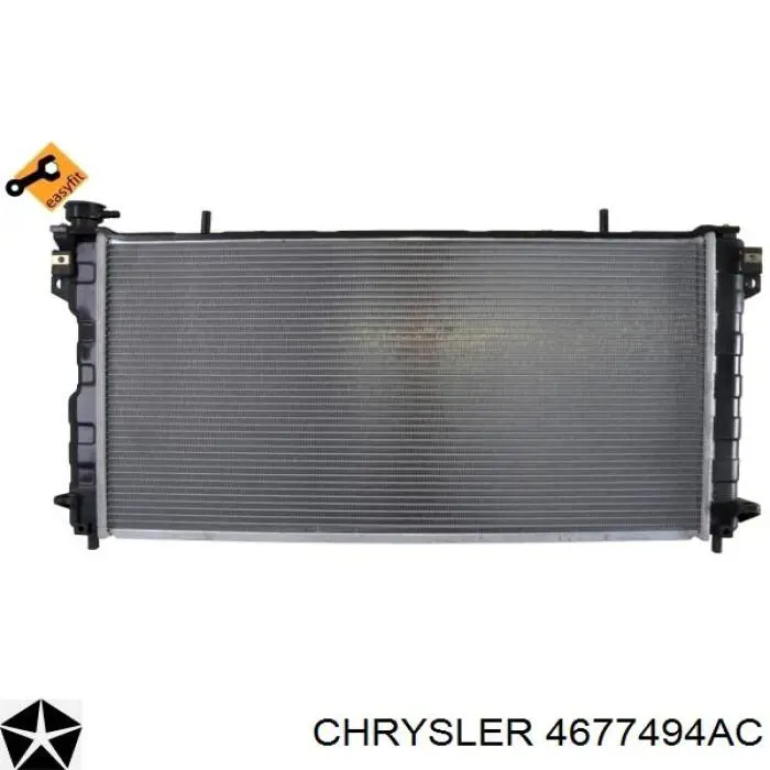 4677494AC Chrysler радіатор охолодження двигуна