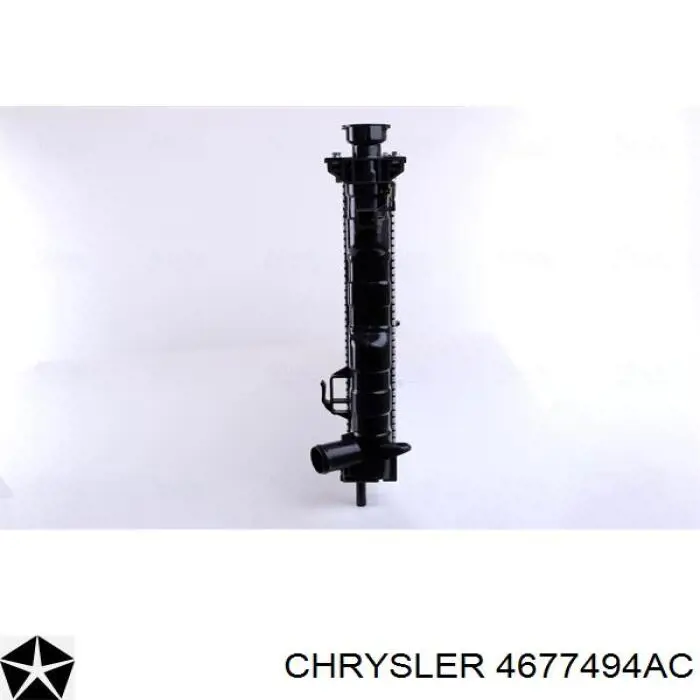 Радіатор основний Chrysler 4677494AC ціна, від 109.23 USD
