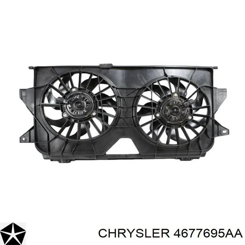 Вентилятор радіатора Chrysler 04677695AA ціна, від 98.99 USD