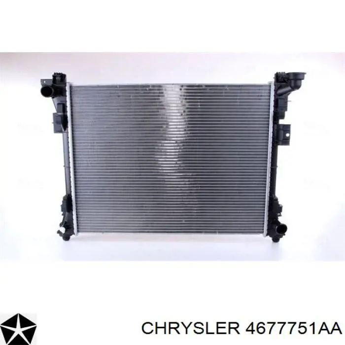 4677751AA Chrysler Радіатор охолодження двигуна