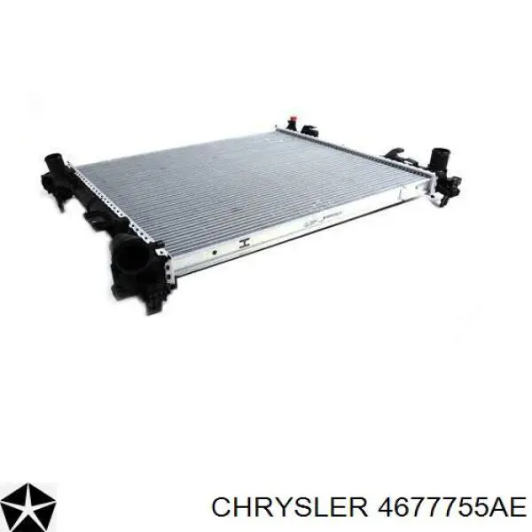 4677755AE Chrysler Радіатор охолодження двигуна