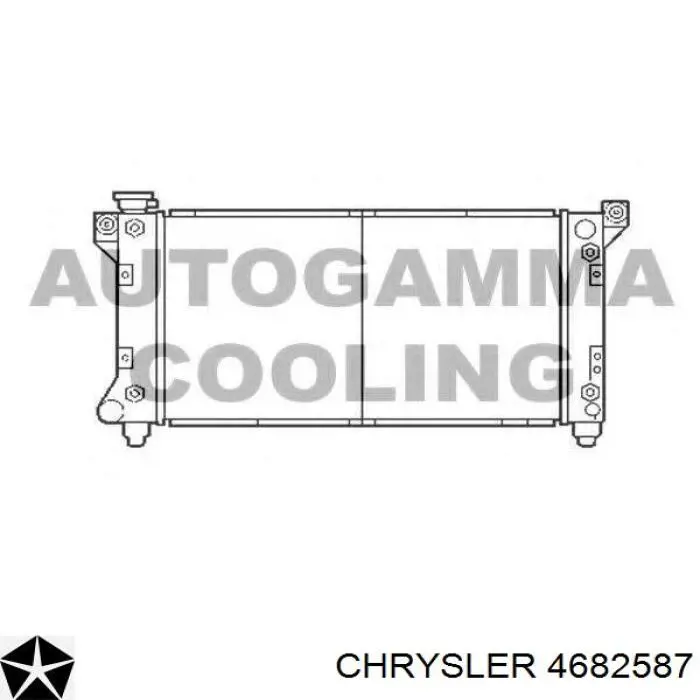 Радіатор основний Chrysler 4682587 ціна, від 142.84 USD
