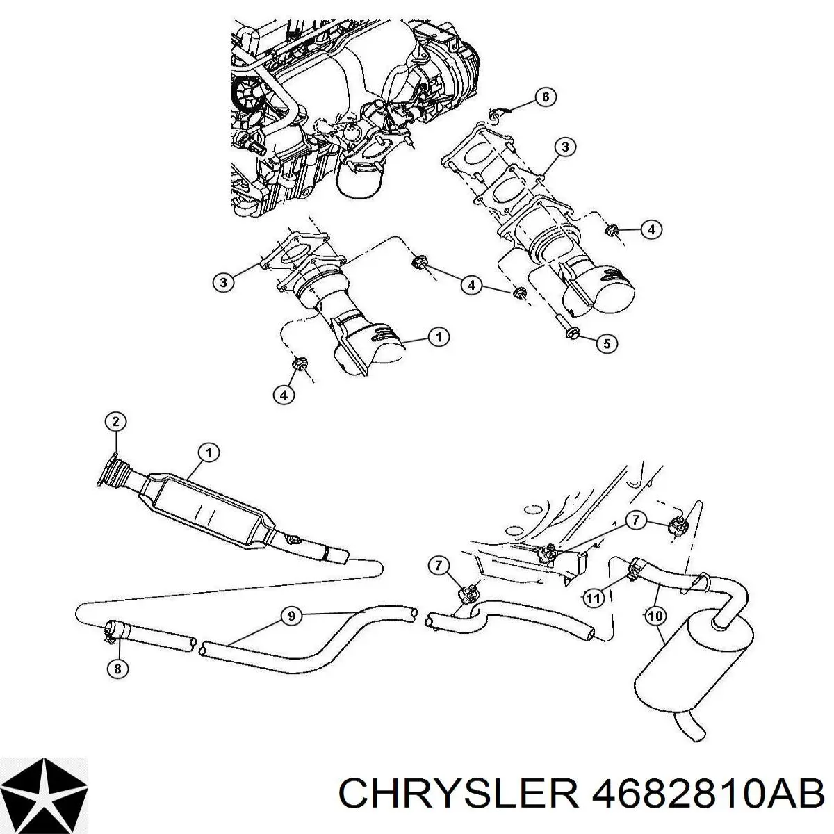  4682810AB Chrysler