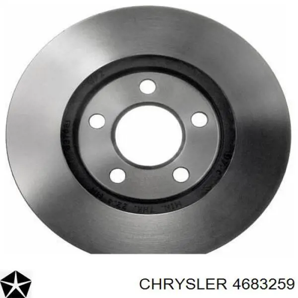 Гальмівні диски передні 4683259AC Chrysler