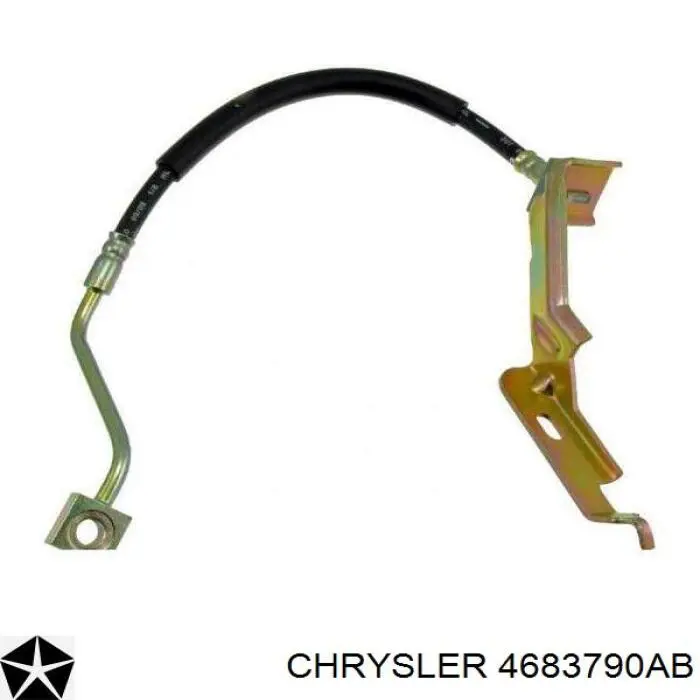 4683790AB Chrysler Шланг гальмівний передній, правий