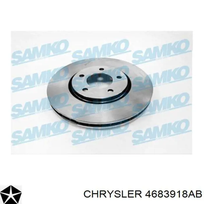 4683918AB Chrysler Гальмо дискове переднє