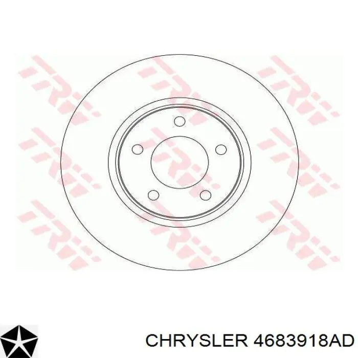 Купити 4683918AD Chrysler Ротор гальмівний