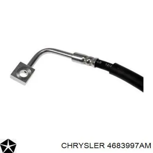 Шланг гальмівний передній, лівий Chrysler 4683997AM ціна, від 31.99 USD