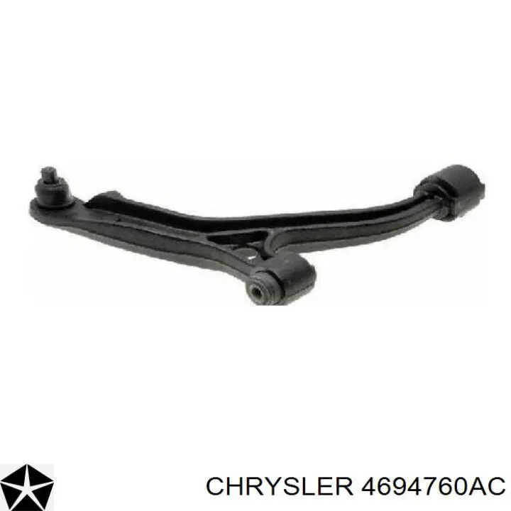 Важіль передньої підвіски нижній, правий Chrysler 4694760AC ціна, від 77.33 USD