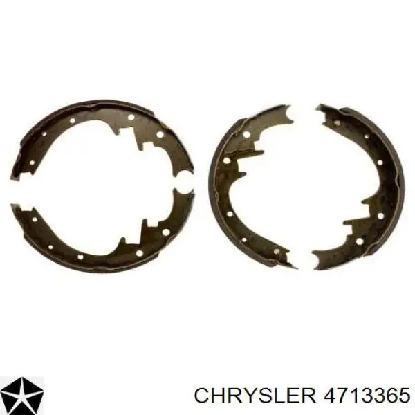 Купити 4713365 Chrysler Колодки гальмові задні, барабанні
