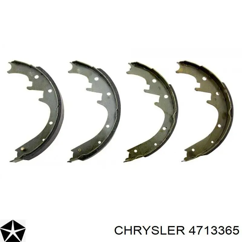 Колодки гальмові задні, барабанні Chrysler 4713365 ціна, від 33.61 USD