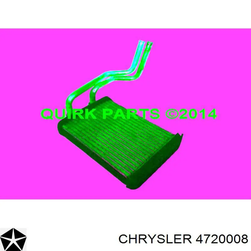 4720008 Chrysler радіатор пічки (обігрівача)