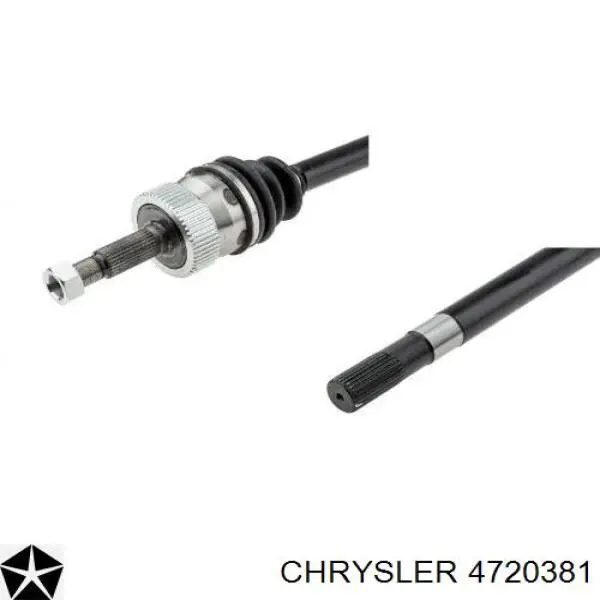 Піввісь (привід) передня, ліва 4720381 Chrysler