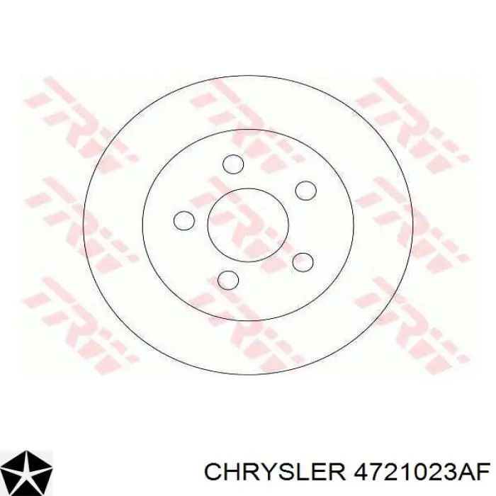Задні дискові гальма Chrysler 4721023AF ціна, від 28.31 USD