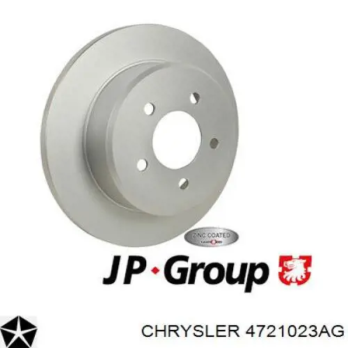 Задні дискові гальма Chrysler 4721023AG ціна, від 28.28 USD