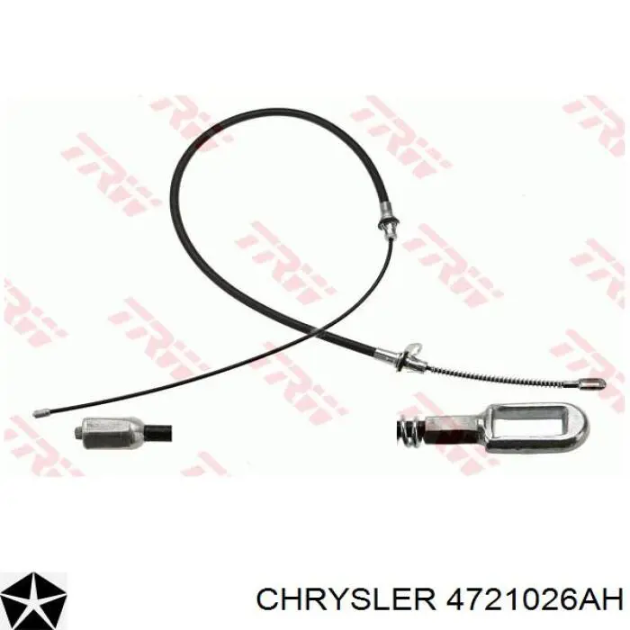 Купити 4721026AH Chrysler Трос ручного гальма задній, правий