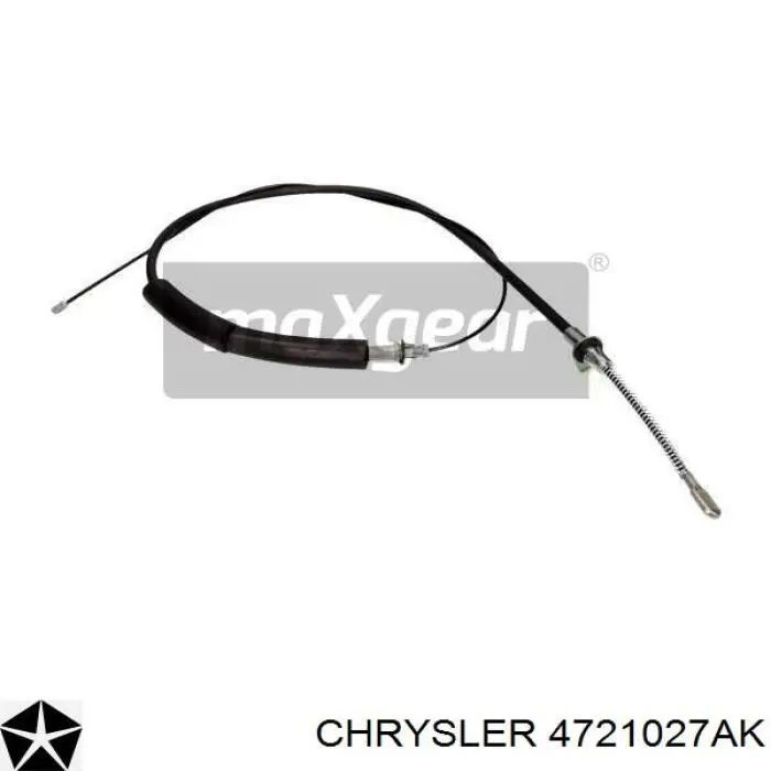 Трос стоянкового гальма задній лівий Chrysler 4721027AK ціна, від 18.81 USD