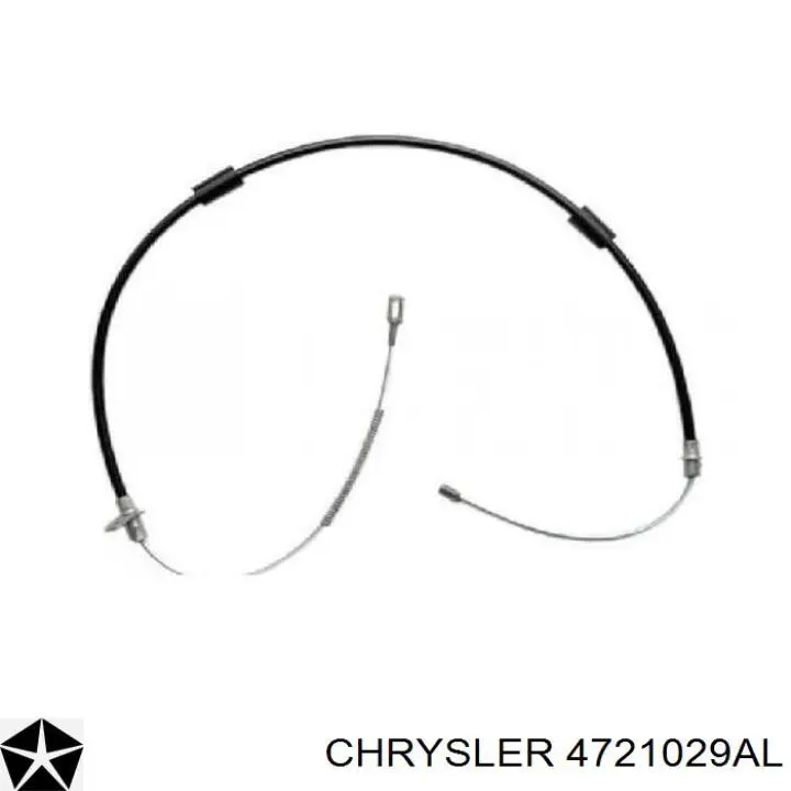 Трос стоянкового гальма задній лівий Chrysler 4721029AL ціна, від 16.23 USD