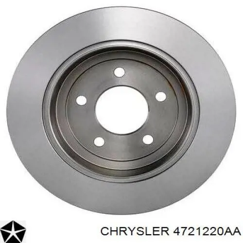 Гальмівні диски 4721220AA Chrysler