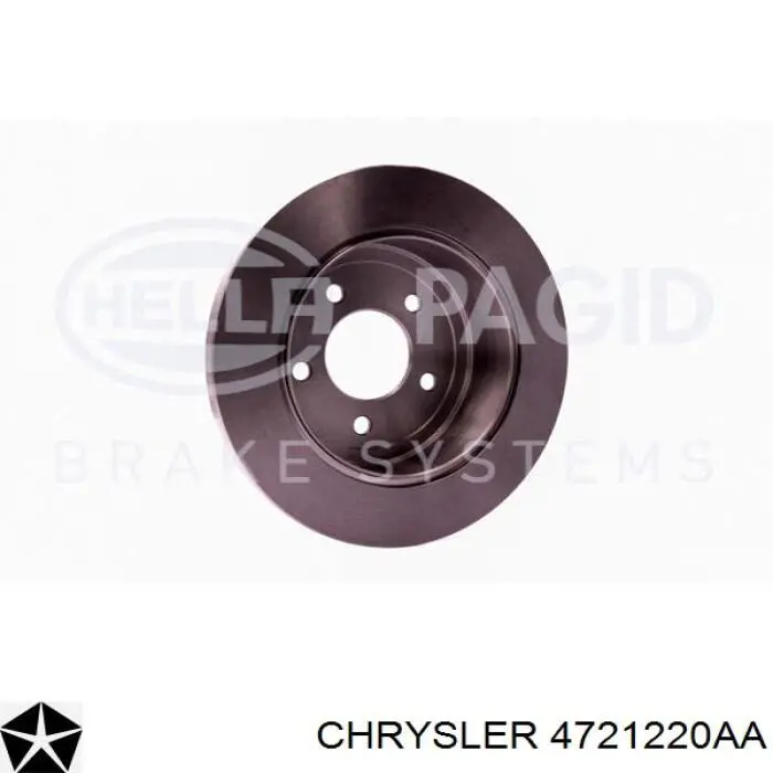 4721220AA Chrysler Дискові гальма