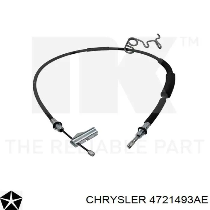 4721493AE Chrysler Трос ручника задній лівий