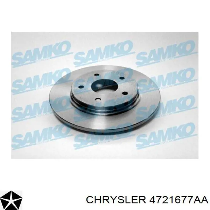 Купити 4721677AA Chrysler Диск заднього гальма
