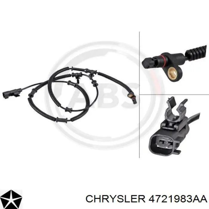 Купити 4721983AA Chrysler Датчик АБС (ABS) задній