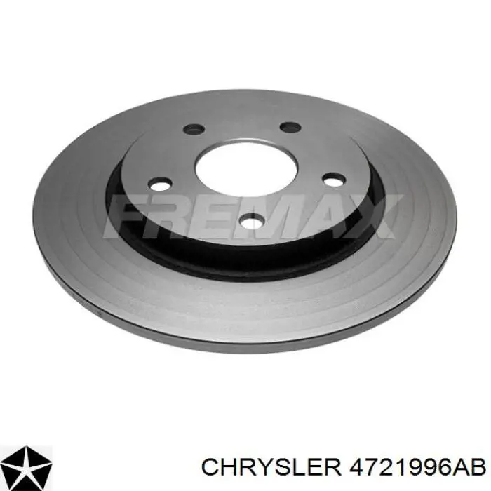 Задні дискові гальма Chrysler 4721996AB ціна, від 25.34 USD