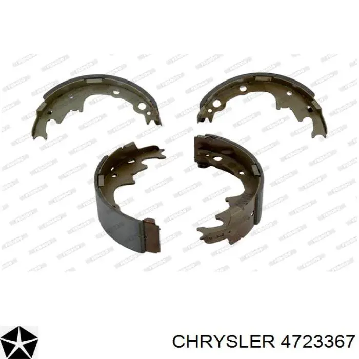 Колодки гальмові задні, барабанні Chrysler 4723367 ціна, від 40.95 USD