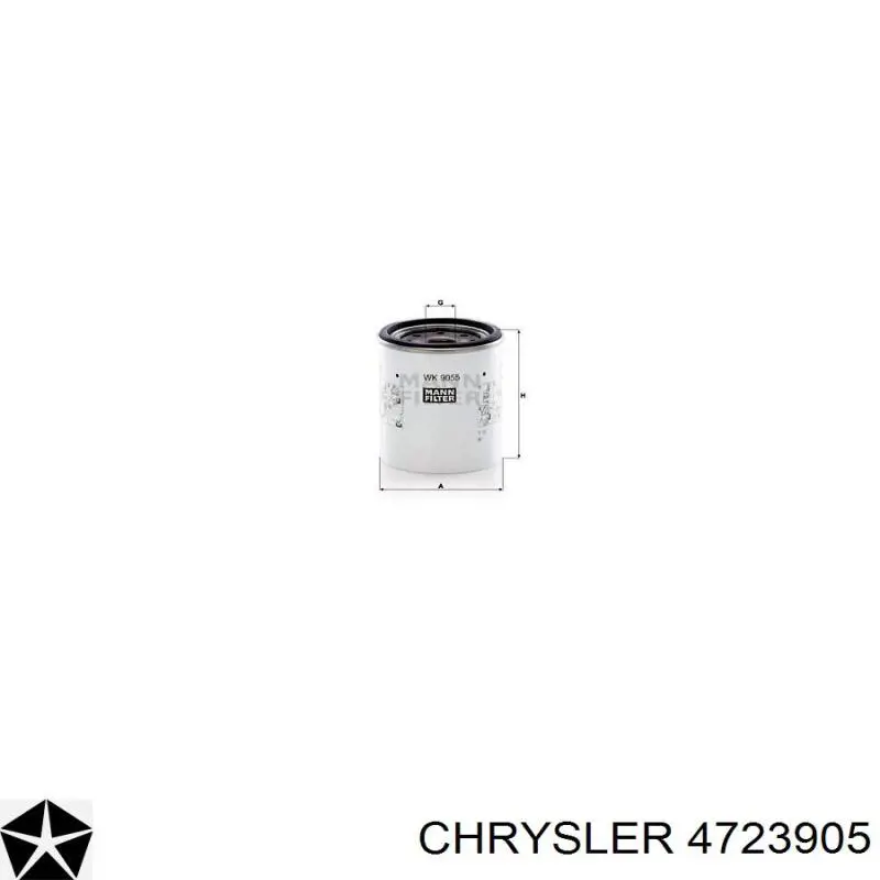 Купити 4723905 Chrysler Фільтр-відстійник палива грубої очистки