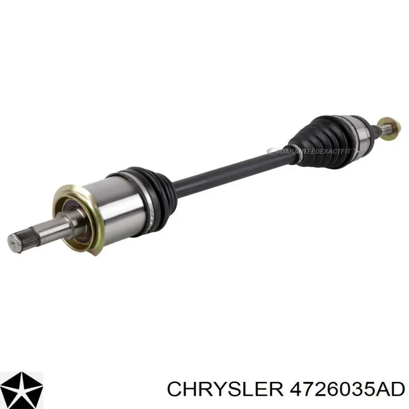 04726035AD Chrysler Піввісь задня, ліва