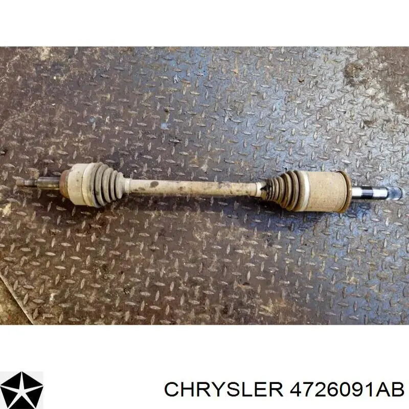 4726091AD Chrysler Піввісь задня, ліва