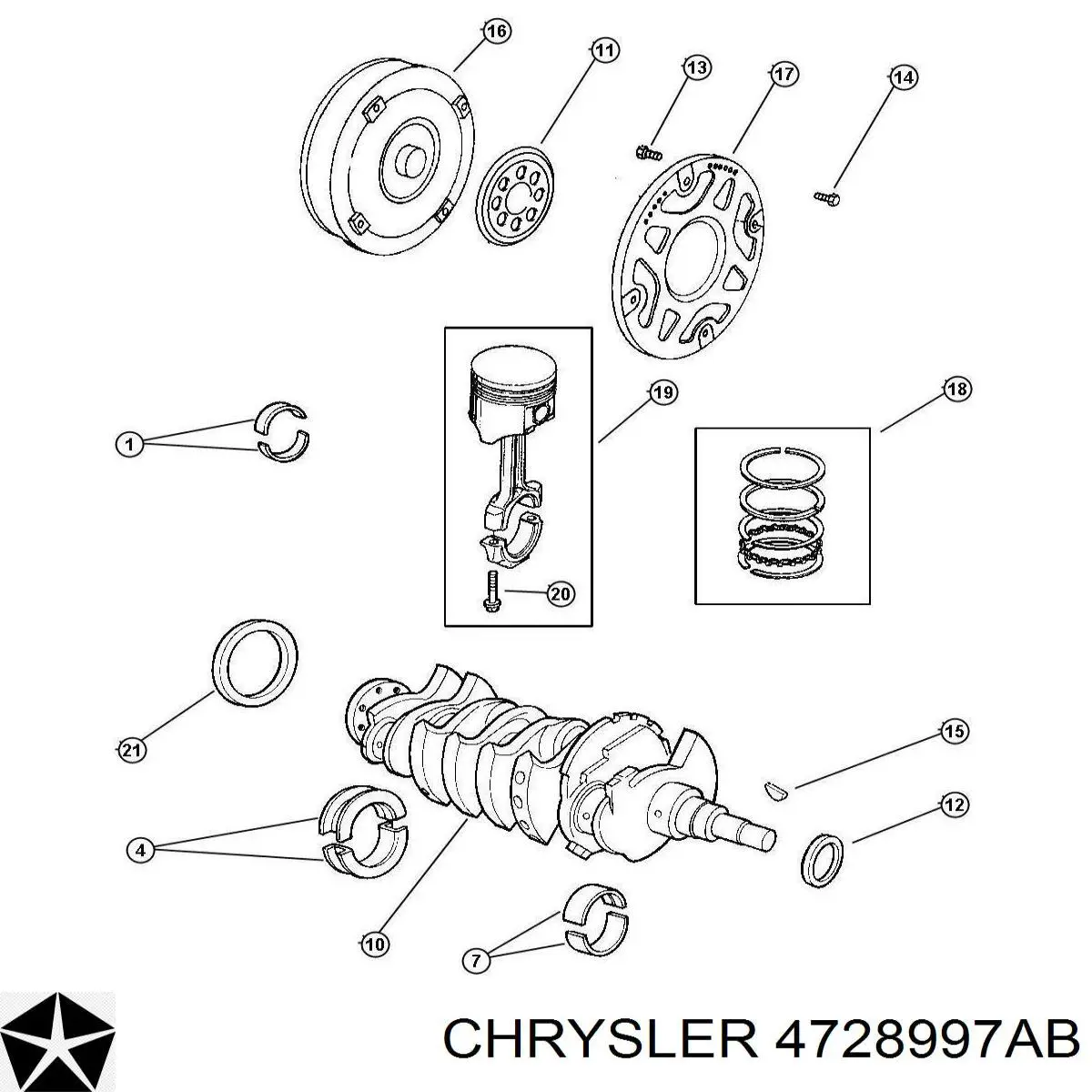 Шатунні вклалиші колінвала STD Enginetech BB215J ціна, від 41.39 USD