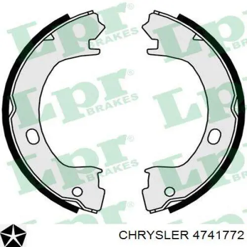 Колодки ручника / стоянкового гальма Chrysler 4741772 ціна, від 26.15 USD