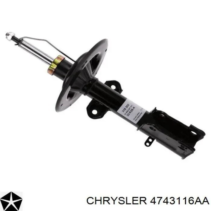Стойка амортизатора передняя Chrysler 4743116AA ціна, від 57.16 USD