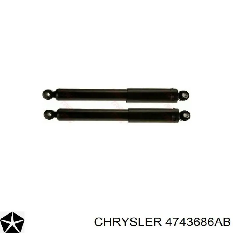 Купити 4743686AB Chrysler Стійка амортизатора задня