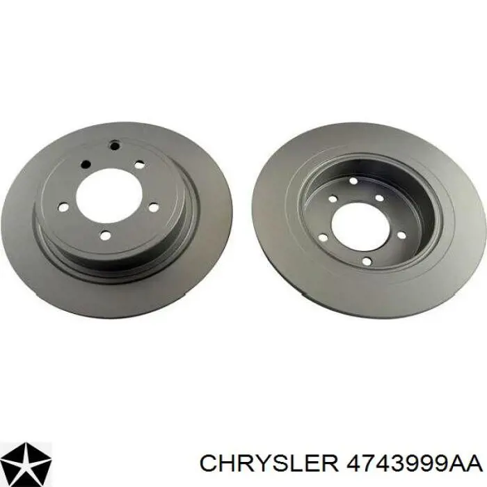 Задні дискові гальма Chrysler 4743999AA ціна, від 34.79 USD