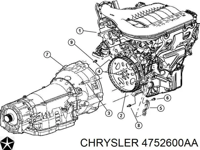 4752600AA Chrysler 