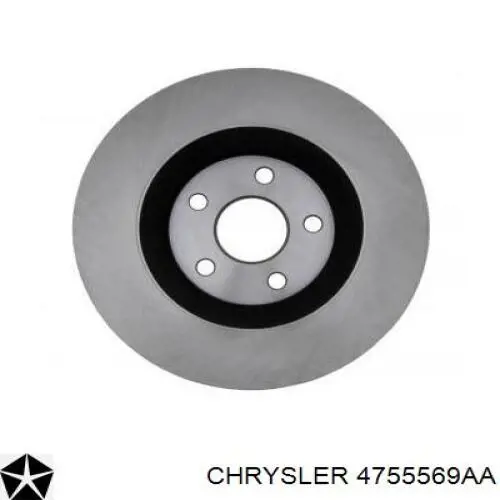 4755569AA Chrysler Гальмо дискове переднє