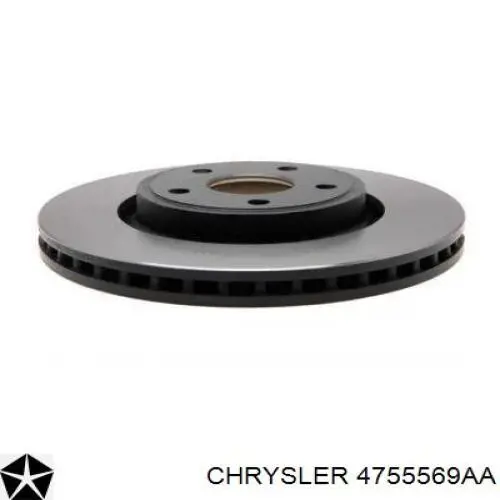 Диск переднього гальма Chrysler 4755569AA ціна, від 96.54 USD