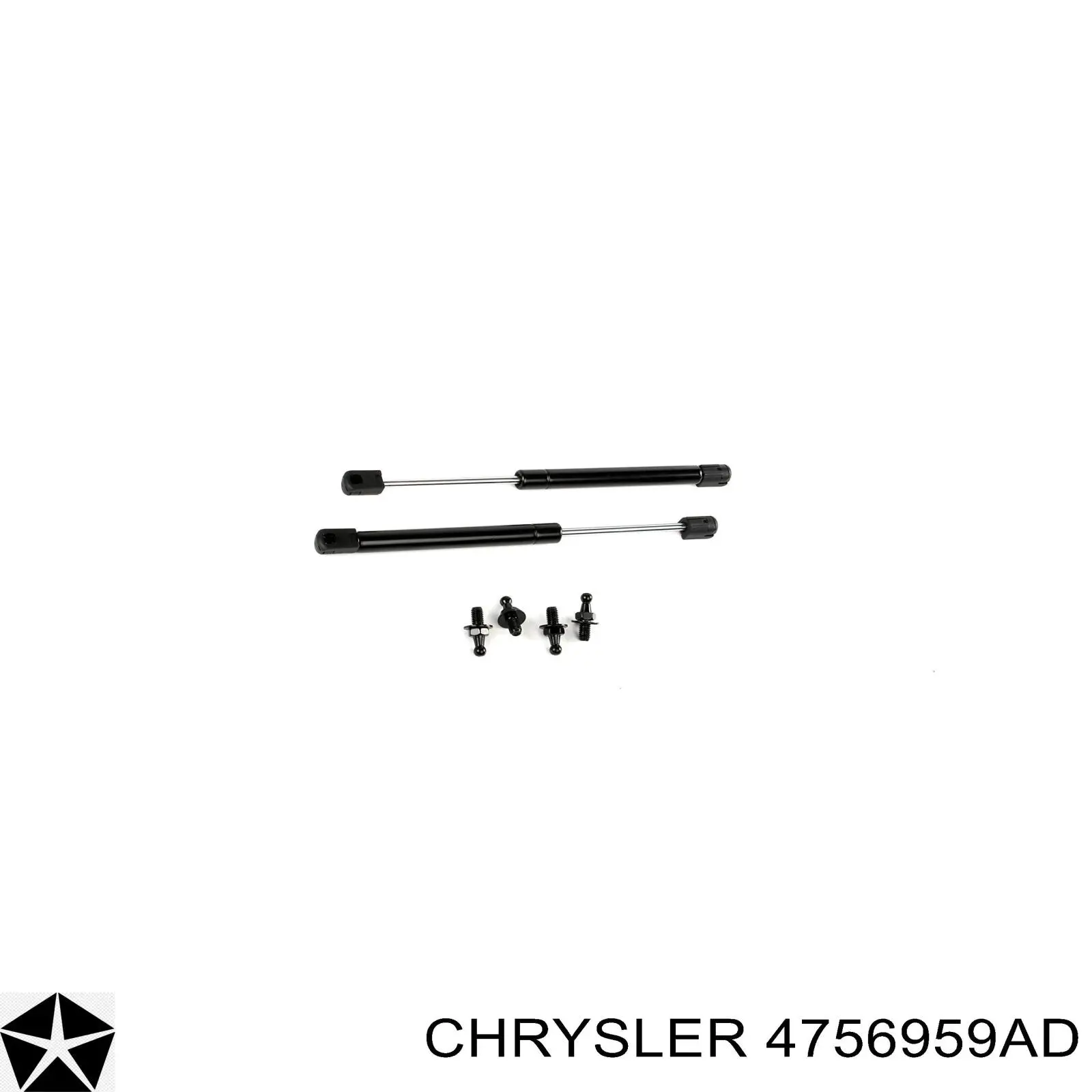 Амортизатор кришки багажника/ двері 3/5-ї задньої Chrysler Intrepid (Крайслер Intrepid)