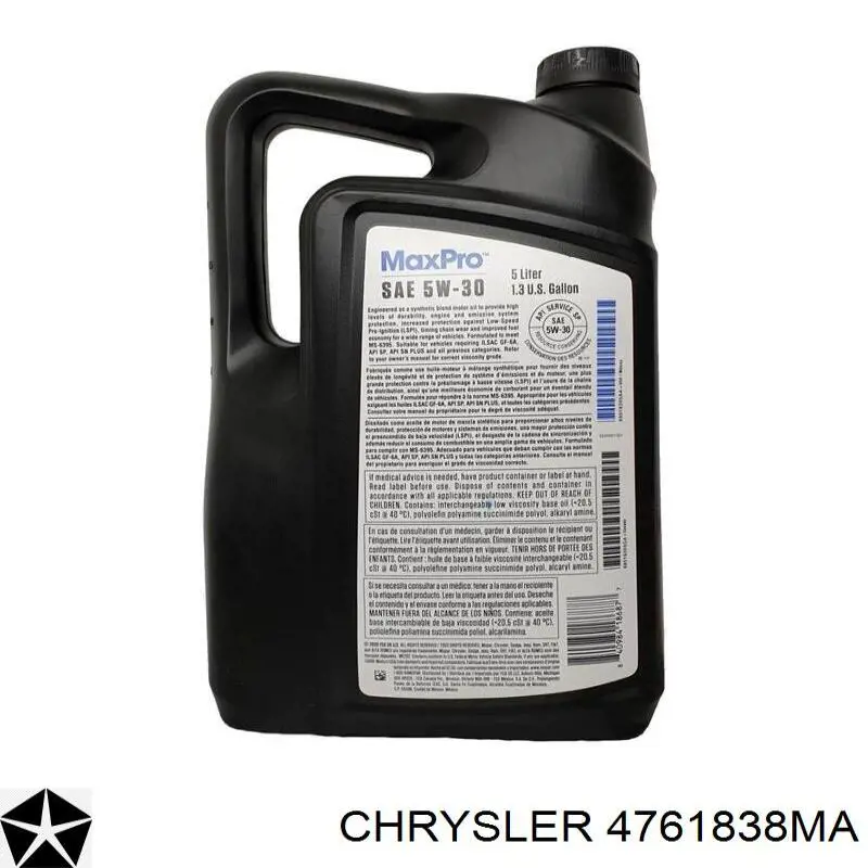 Трансмісійне масло Chrysler 04761838MA