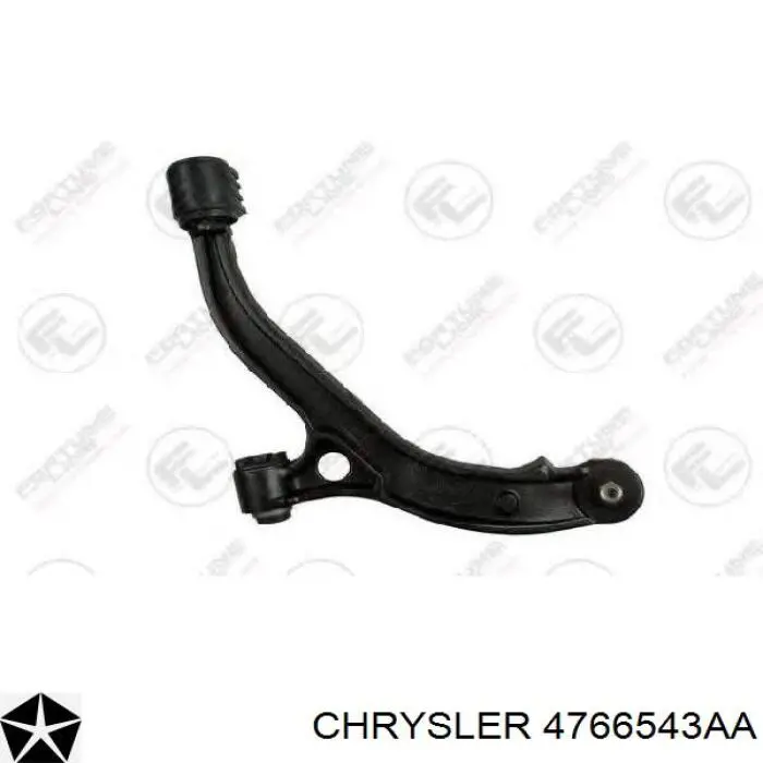 Важіль передньої підвіски нижній, лівий 4766543AA Chrysler